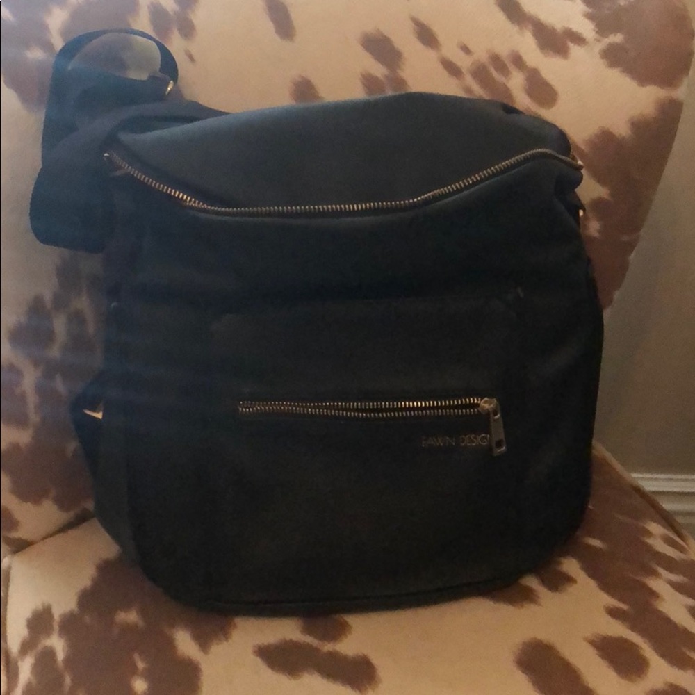 Black original Fawn design diaper bag